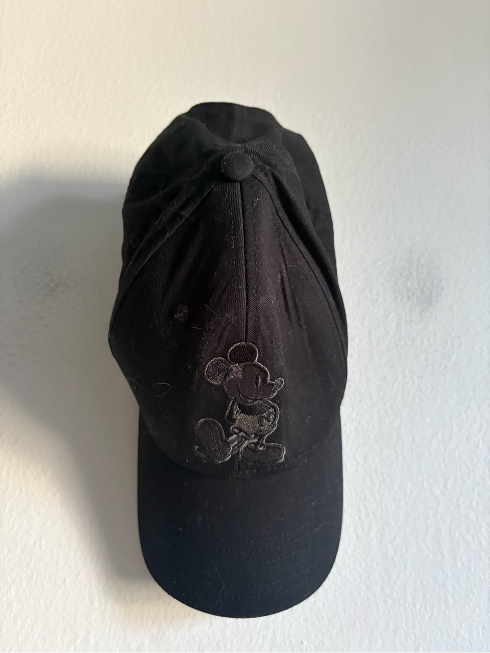 Disney Mickey Mouse Black Adjustable Hat
